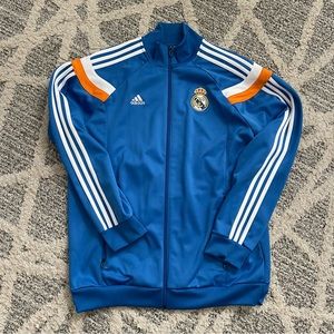 Real Madrid Adidas Zip Up Mens size US Large